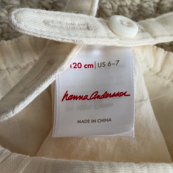 NWT 6-7 and 3T Hanna Andersson Strawberry Maxi Dress - Picture 5 of 6